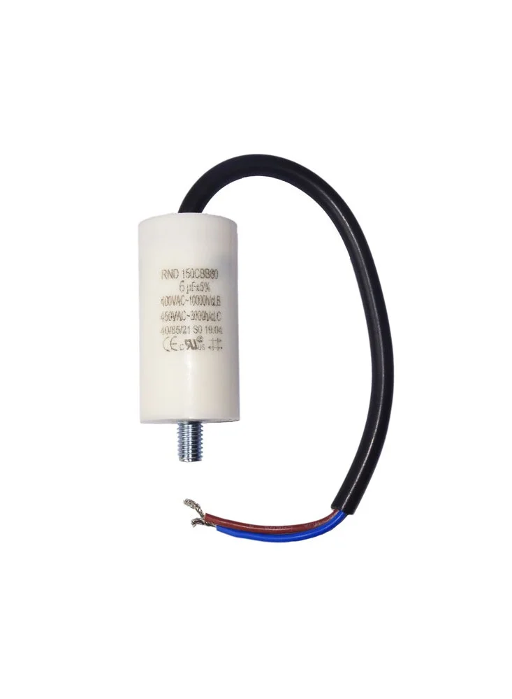 Condensateur 6µF à câble