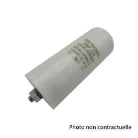Condensateur moteur 15 µF cosses Faston 6.35