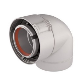 Coude 90° Rolux Gaz 80/125 Ubbink