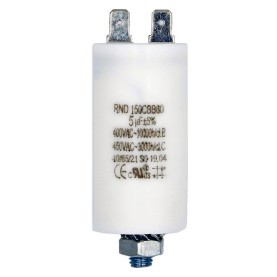 Condensateur moteur 5 µF cosses Faston 6.35