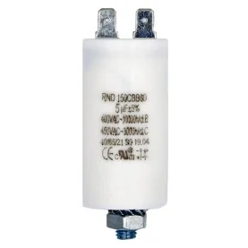 Condensateur moteur 5 µF cosses Faston 6.35
