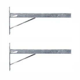 Supports (x2) clim galva 450