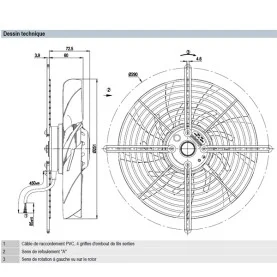 Ventilateur S2E250 BM0601
