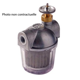 Filtre fioul 3/8" 100µ avec sécurité  série 202