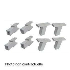 Kit rallonges cache clim blanc