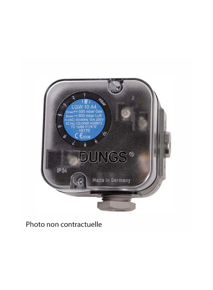Pressostat LGW 10 A4/2 1-10 mbar