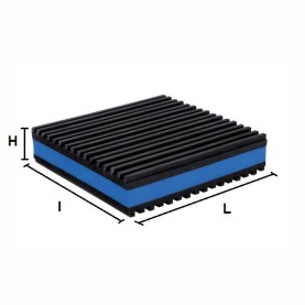 Support clim anti-vibration EVA 80 mm