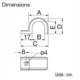 10 accroches D20 DS-16