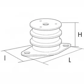 Support amortisseur 150