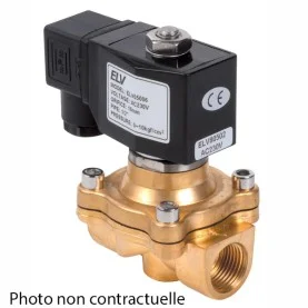 Electrovanne 1"1/2 NO Laiton