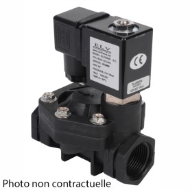 Electrovanne 1/2" NF plastique