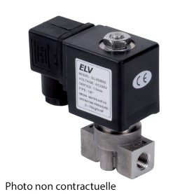 Electrovanne HP 1/4" NF inox