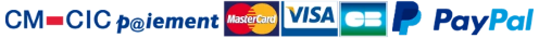 Paiement Carte Bancaire et Paypal