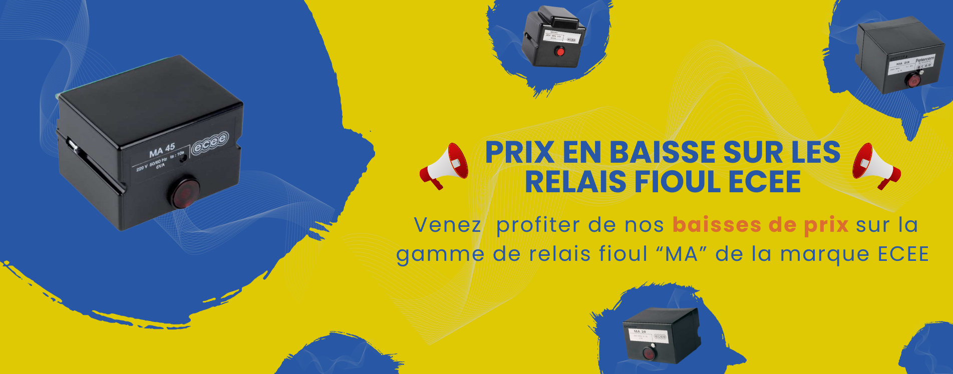 Baisses de prix sur les relais fioul MA de chez ECEE !